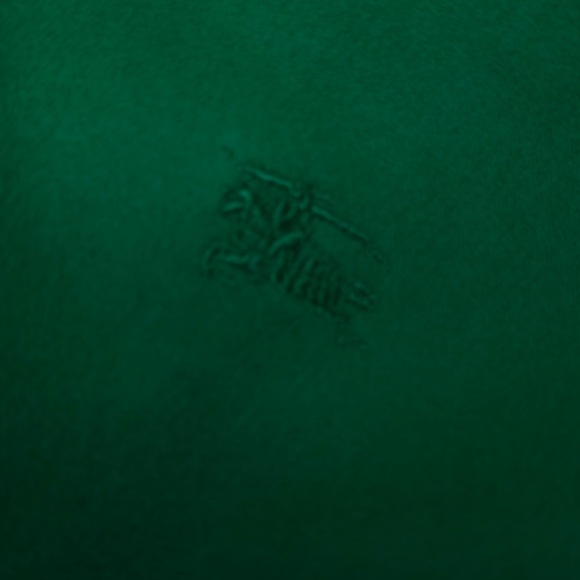 Burberry Vibrant Green lambsWool Scarf made in Italy - Picture 10 of 13